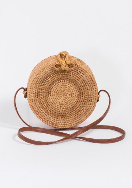 Τσάντα στρογγυλή bamboo