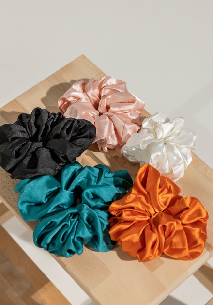 Scrunchies fluffy 2 τεμάχια