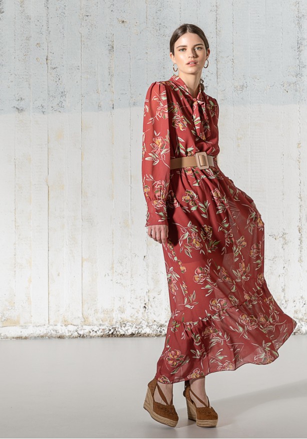Φόρεμα floral maxi 