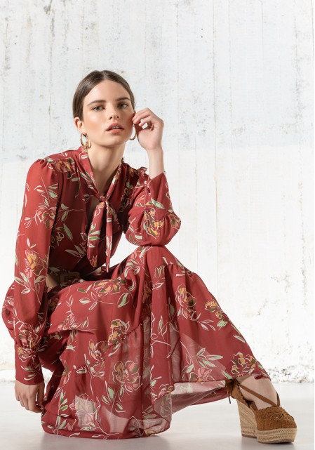 Φόρεμα floral maxi 