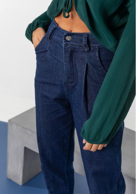 Jeans παντελόνι ψηλόμεσο