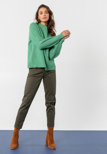 Jeans παντελόνι high waisted