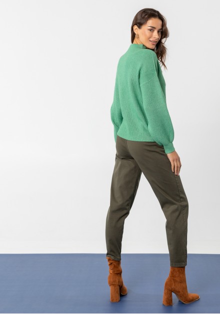 Jeans παντελόνι high waisted