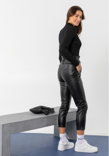 Παντελόνι leather style