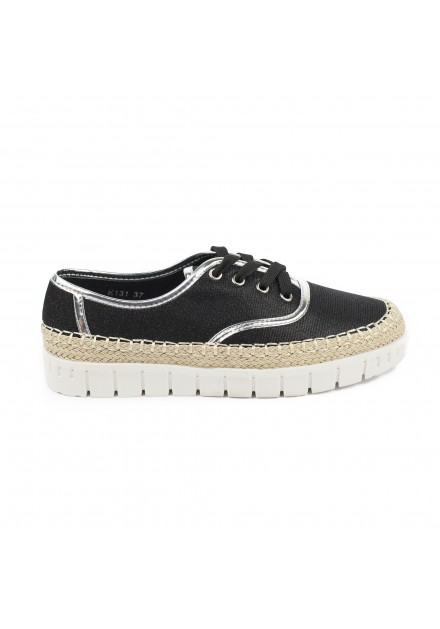 Μαύρο sneaker Aby 004