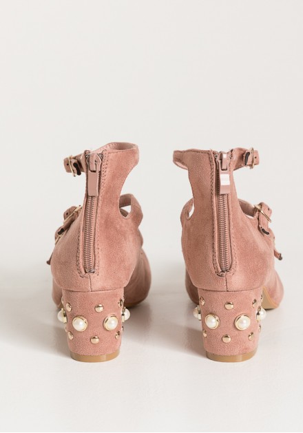 Suede flatheels