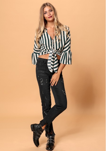 Πουκάμισο crop top